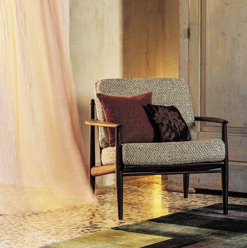 Upholstery fabric - HACIENDA  - Fischbacher 1819 - for curtain / plain / multi-color