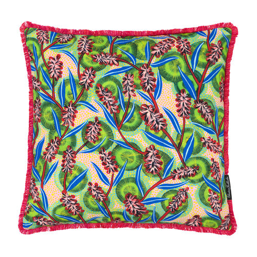 Square cushion Pinkweed Christian Fischbacher floral / nature