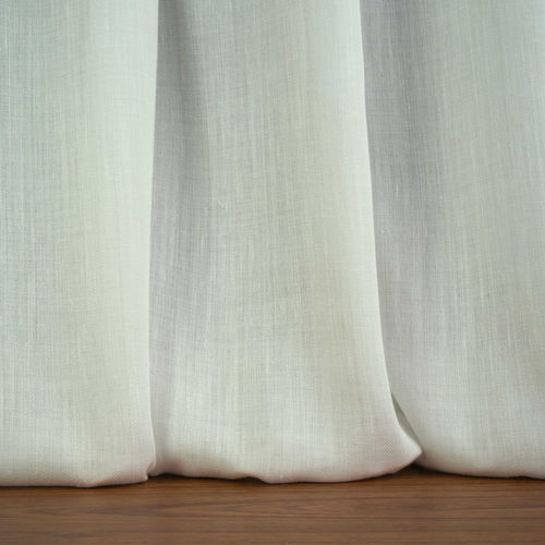 Curtain fabric - HERO  - Fischbacher 1819 - plain / polyester / linen