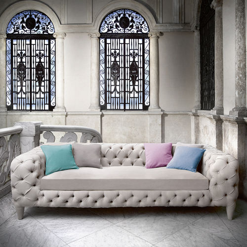Upholstery fabric - LINEAGE - ALHAMBRA - for curtain / plain / linen