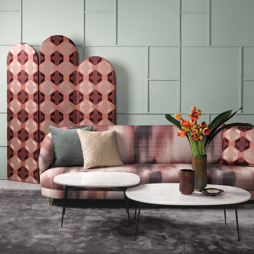 Upholstery fabric - GATSBY : CHARLESTONE - ALHAMBRA - for curtain / wall / geometric pattern