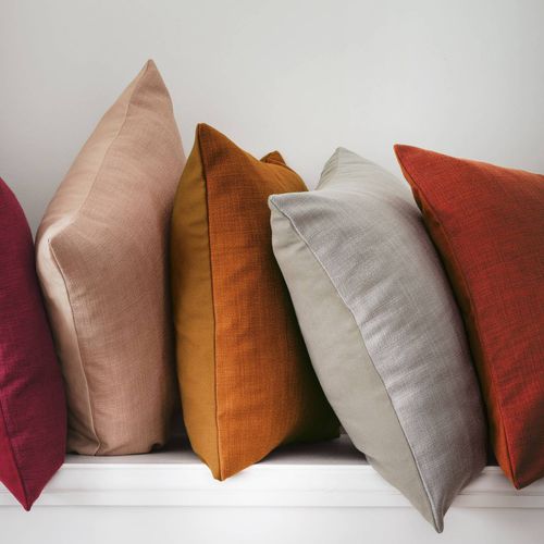 Upholstery fabric - ATYPIE - CASAMANCE - for curtain / plain / FR polyester