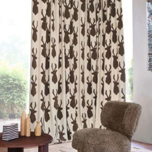 Upholstery fabric - MORITZ  - CASAMANCE - for curtain / patterned / polyester
