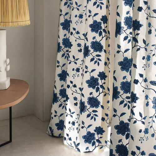 Upholstery fabric - MANILA - PEPE PENALVER - for curtain / for roller blinds / floral pattern