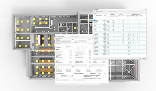 Electrical CAD software - DDSCAD - Graphisoft - management / lighting calculation / electrical calculation