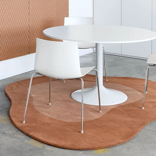 Contemporary rug - Sjette - casalis - plain / wool / Tencel®
