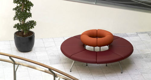 Modular upholstered bench - PIPELINE : EJ 900 - Erik Jørgensen - contemporary / fabric / leather