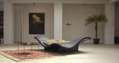 Original design daybed - WAVES : EJ 142 - Erik Jørgensen - leather / indoor / modular