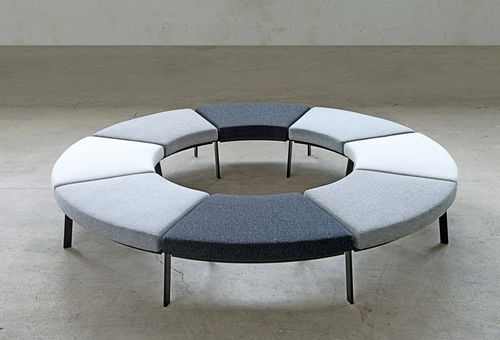 Modular upholstered bench - GLOBAL : EJ 2100 - Erik Jørgensen - contemporary / fabric / commercial