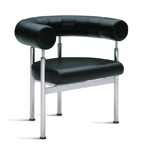 Contemporary armchair - PIPELINE : EJ 900-1 - Erik Jørgensen - leather / steel / polyurethane