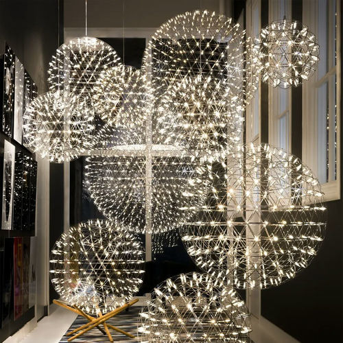 Pendant lamp - Raimond II - moooi - stainless steel / PMMA / original design