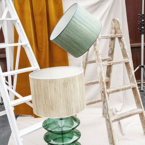 Contemporary lampshade - TENNOJI - GANCEDO - hemp