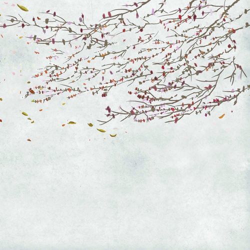 Contemporary wallpaper - EOLIA SPRING - Coordonné - vinyl / nature pattern / wallpaper look