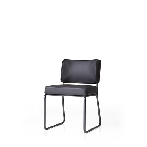 Contemporary chair - SIXTE - Porro - indoor / fabric / leather