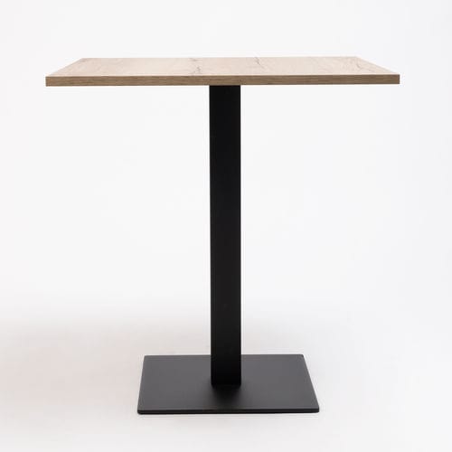 Contemporary table - LAC - Ondarreta - steel / steel base / square