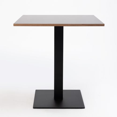 Contemporary table - CAFE - Ondarreta - steel / steel base / round