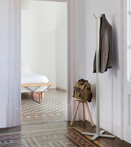 Floor coat rack - HULOT - Mobles 114 editions - contemporary / aluminum / cast iron