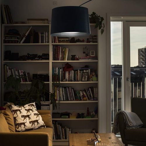 Pendant lamp - TWIGGY - FOSCARINI - metal / polycarbonate / PMMA
