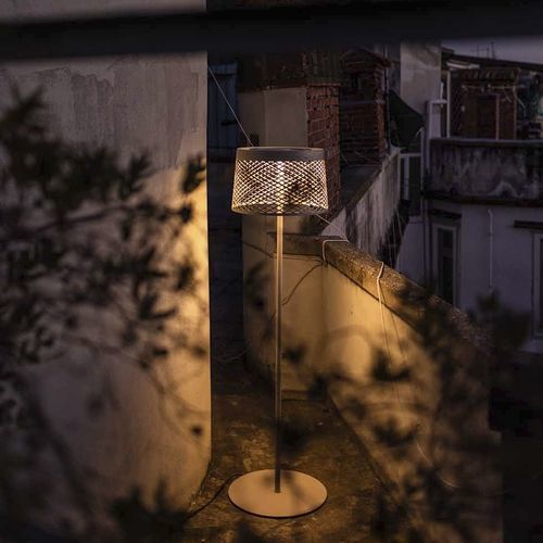 Floor-standing lamp - TWIGGY LETTURA - FOSCARINI - metal / polycarbonate / PMMA