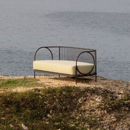 Contemporary sofa - Ariete  - Unopiù - outdoor / fabric / handmade