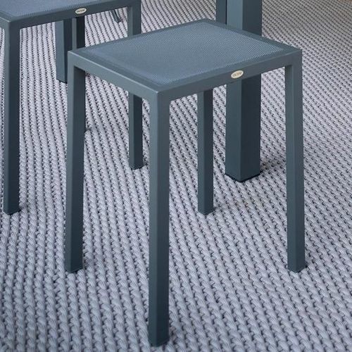 Contemporary stool - CONRAD - Unopiù - iron / iron base / stackable