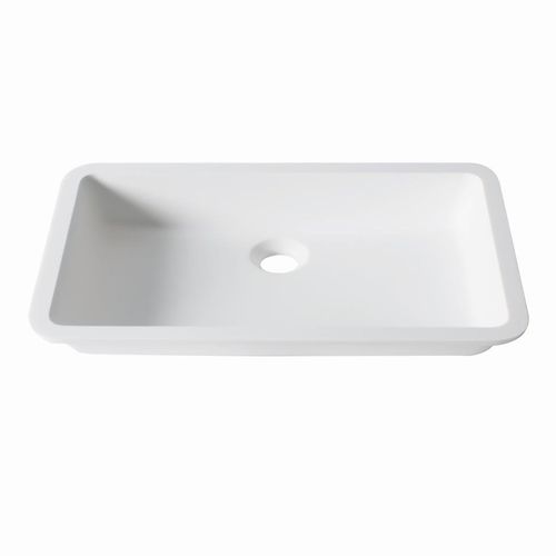 Undercounter washbasin - BASIC - KRION – PORCELANOSA Grupo - Solid Surface / Krion® / oval