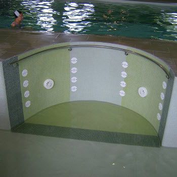 Swimming pool hydromassage system - HYDROMASSAGE ANIMATIONS - Stas Doyer Hydrothérapie