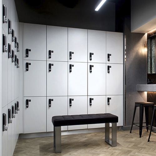 Melamine locker - ANB023 - GEKIPS - key / commercial / anthracite