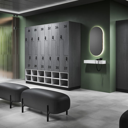 Melamine locker - PEOPLE - GEKIPS - RFID / combination / key card