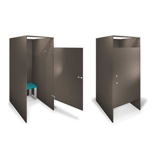Melamine locker - ALTER - GEKIPS - key / for sports facility / with open coat rack