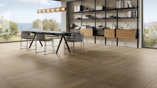 Engineered parquet floor - TRAME - Listone Giordano - oak / brushed / glued
