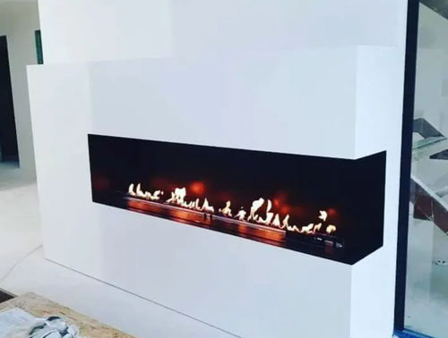 Bioethanol fireplace - FORMA 800 - Planika - built-in / wall / island