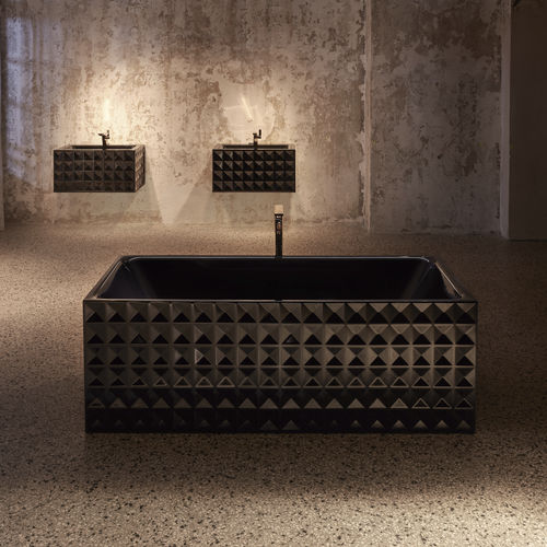 Free-standing bathtub - BetteLoft Ornament - Bette GmbH & Co. KG - for homes / titanium / contemporary