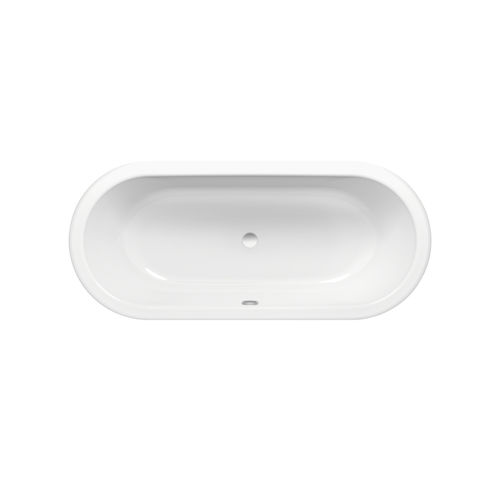 Oval bathtub - BetteStarlet Flair Oval - Bette GmbH & Co. KG - for homes / titanium / contemporary