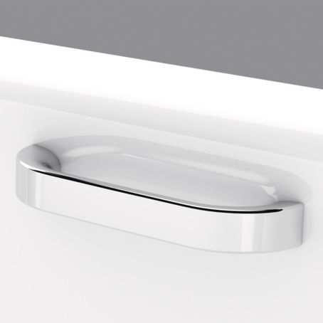Stainless steel grab bar - Grips B122 - Bette GmbH & Co. KG - straight / wall-mounted / commercial
