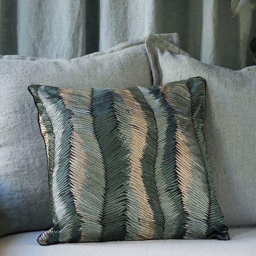 Upholstery fabric - PLUMAGE   - LIZZO - for curtain / Art Nouveau / cotton