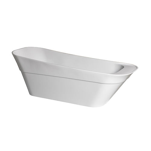 Asymmetrical bathtub - OXO - NOKEN – PORCELANOSA BATHROOMS - freestanding / for homes / acrylic
