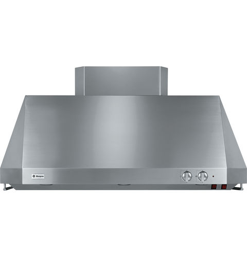 Wall-mounted range hood - ZV48TSFSS - Monogram - ducted / with built-in lighting