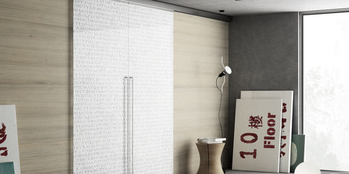 Interior door - STAINO & STAINO - glass / sliding / glazed