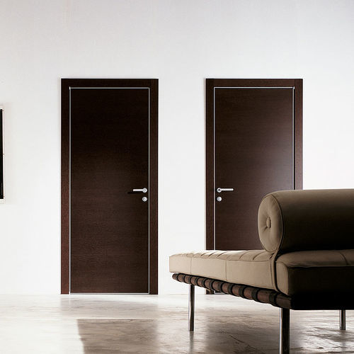 Interior door - DELO - Movi - aluminum / swing / contemporary