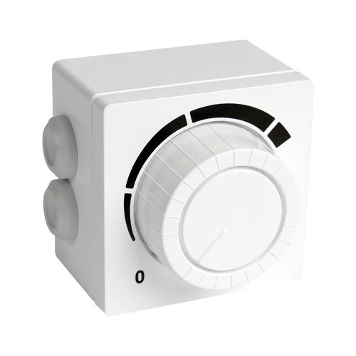 Ventilation dimmer switch - 149-MTS10 - Elta - rotating / recessed / contemporary