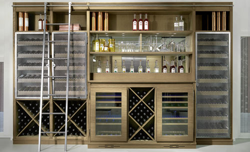 Free-standing wine cabinet - CHRONOS - L'OTTOCENTO - wooden