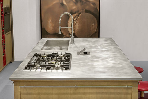 Composite Countertop Industrial Chic L Ottocento Kitchen