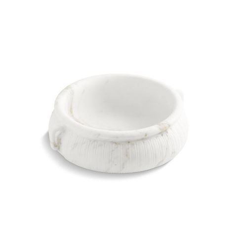 Countertop washbasin - KASOS - KALLISTA - marble / round / without hole