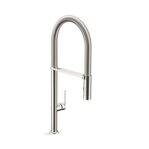 Countertop mixer tap - JUXTAPOSE&reg; - KALLISTA - stainless steel / for kitchens / 1-hole