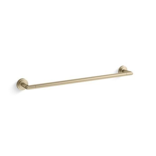 1-bar towel rack - PINNA PALETTA&reg; - KALLISTA - wall-mounted / brass / chrome