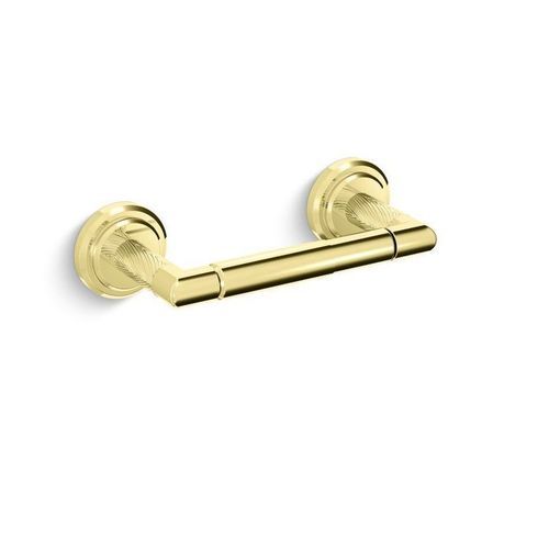 Wall-mounted toilet roll holder - PINNA PALETTA&reg; - KALLISTA - brass / gold-colored / home