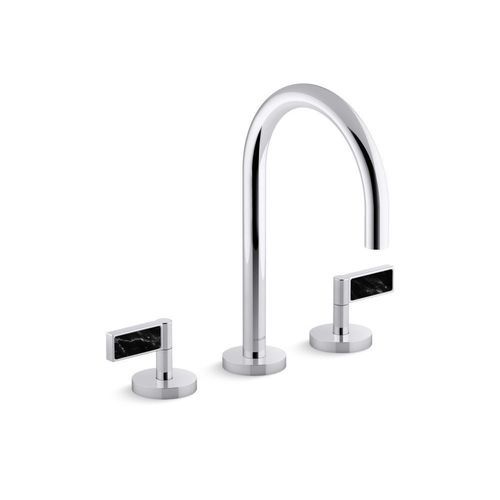 Countertop mixer tap - ONE&trade; - KALLISTA - chrome-plated brass / stone / bathroom