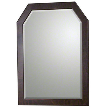 Wall-mounted bathroom mirror - FOR COUNTRY: P74113-00 - KALLISTA - contemporary / wooden