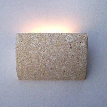 Contemporary wall light - Barcellona - stonebreakers - indoor / stone / rectangular